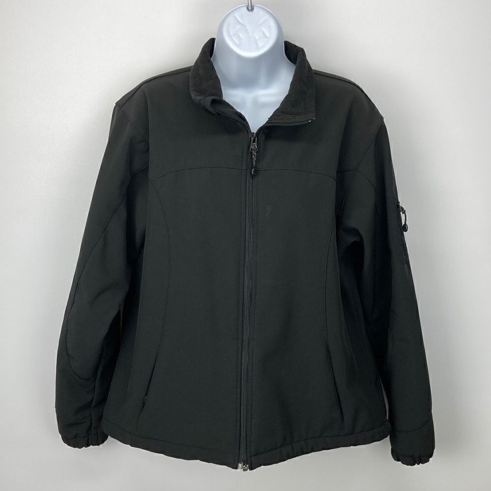 Black Diamond Zip Up Fleece lined Jacket Women’s Size XL